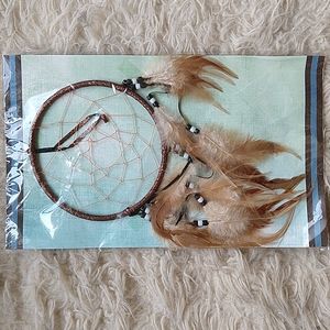 Native American Lakota Sioux 6" Dreamcatcher Boho Feathers